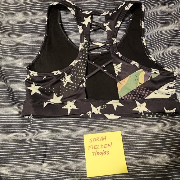 Curves and Combatboots Camo Line Laced Back Bra - Picture 2 of 2